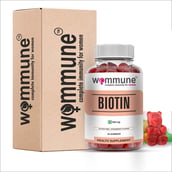 1 - Wommune Biotin,  30 gummies  Strawberry 