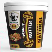 1 - IRON LIFTERS Peanuts Butter, 0.300 kg Creamy Natural