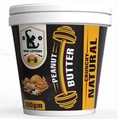 1 - IRON LIFTERS Peanuts Butter,  0.300 kg  Crunchy Natural 