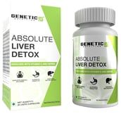 4 - Genetic Nutrition Absolute Liver Detox,  30 capsules 