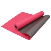 1 - Nivia Yoga Mat Two Layer PVC, Red & Grey 6mm