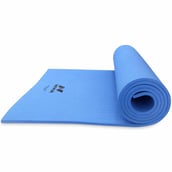 8 - Nivia Yoga Mat Anti Skid,  Blue  4mm 