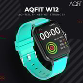 1 - AQFiT W12 Smartwatch,  Green  Free Size 