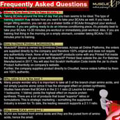 7 - MuscleXP Instantized BCAA 6000 with L-Alanine & Taurine,  0.88 lb  44 Servings  Orange 