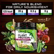 11 - MuscleXP Plant Protein with Herbal and Vegetable Blend,  0.44 lb  Chocolate 