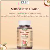 4 - INLIFE Apple Cider Vinegar,  30 gummies  Apple 