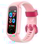 1 - Noise Champ Smart Band for Kids with 7 Alarms,  Candy Pink  Free Size 