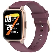 1 - Noise ColorFit Beat Smartwatch, Deep Wine Free Size
