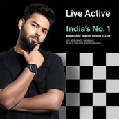 2 - Noise Fit Active Smartwatch,  Robust Black  Free Size 