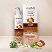 7 - Health Veda Organics Moroccan Argan Hair Oil,  100 ml  for Long and Strong Hair 