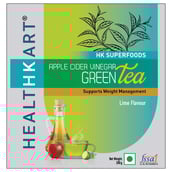 HealthKart Apple Cider Vinegar Green Tea, 200 g Lime(Highlight)
