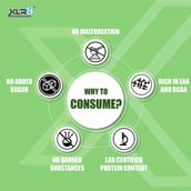 7 - XLR8 Flavoured Whey Protein 24 g Protein,  2 lb  Kesar Badam 