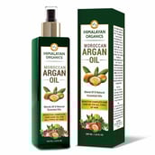 1 - Himalayan Organics Moroccan Argan Oil,  200 ml  for All Hair Types 