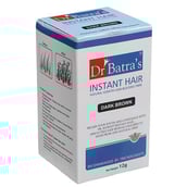 1 - Dr Batra's Instant Hair Natural keratin Hair Building Fibre,  12 g  Dark Brown 