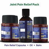 2 - Dr. Vaidya's Pain Relief Caps, Ointment & Oil Combo,  4 Piece(s)/Pack 