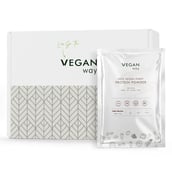 1 - Vegan Way 100% Vegan Plant Protein Powder,  14 sachets/pack  Cafe Mocha 