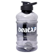 1 - beatXP Gallon Water Bottle with Mixer Ball and Strainer,  Black  1.5 L 