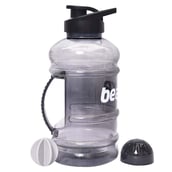 6 - beatXP Gallon Water Bottle with Mixer Ball and Strainer,  Black  1.5 L 