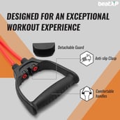 5 - beatXP Double Toning Tube,  Red  Heavy 