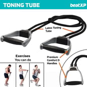 5 - beatXP Double Toning Tube,  Black  Heavy 