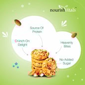 3 - NourishVitals Cookies,  0.120 kg  Almond (Sugar Free) 