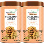 1 - NourishVitals Cookies, 0.120 kg Multigrain (Sugar Free) Pack of 2
