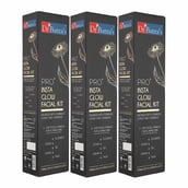 Dr Batra's Pro+ Insta Glow Facial Kit,  250 g  for Glowing Skin (Pack of 3) 
