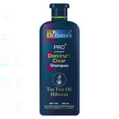 1 - Dr Batra's Pro+ Dandruff Clear Shampoo,  350 ml  Tea Tree Oil & Hibiscus 