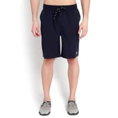 3 - John Ally Dry-Fit Gym Workout Shorts with Zipper Pockets,  Large  Midnight Blue 