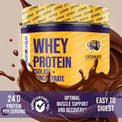 2 - Leopard Nutrition Whey Protein Isolate + Concentrate,  0.55 lb  Chocolate 
