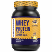 1 - Leopard Nutrition Whey Protein Isolate + Concentrate,  2.2 lb  Vanilla 