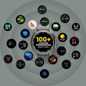 4 - Zebronics ZEB-FIT4220CH Smart Fitness Watch,  White  3.3 cm 