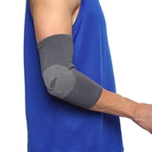 2 - Nivia Orthopedic Elbow Support Knitted,  Grey  Large 