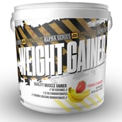 1 - Absolute Nutrition Alpha Weight Gainer,  11 lb  Banana Strawberry 