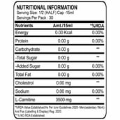 3 - Absolute Nutrition Alpha L Carnitine 3500mg,  450 ml  Tangy Orange 