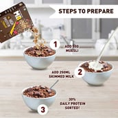 4 - MuscleBlaze High Protein Muesli OP,  0.4 kg  Dark Chocolate & Cranberry 