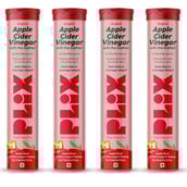 1 - Plix Life Apple Cider Vinegar with Mother,  15 tablet(s)  Apple (Pack of 4) 