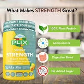 5 - Plix Sport 100% Plant Protein Strength (Post Workout),  2.2 lb  Mango 