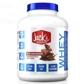 1 - Jacks Nutrition Whey Protein, 5 lb Rich Chocolate