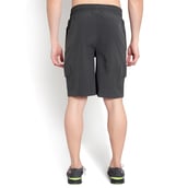 3 - John Ally Dry-Fit Gym Workout Shorts with Zipper Pockets & Cargo Deep Pockets, 2XL Gunmetal Grey