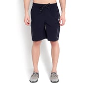 2 - John Ally Dry-Fit Gym Workout Shorts with Zipper Pockets & Flap Pockets,  Medium  Midnight Blue 