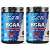1 - Vogue Wellness BCAA,  0.88 lb  30 Servings  Blue Raspberry (Pack of 2) 