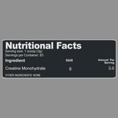 2 - Absolute Nutrition Knockout Series Creatine Monohydrate 3000mg, Unflavoured 0.55 lb