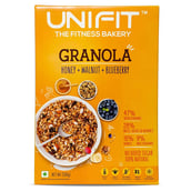 7 - UNIFIT Granola Honey + Walnut + Blueberry,  500 g  Unflavoured 