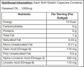 Shrey's Omega 3-6-9 Flaxseed Oil 1000 mg,  30 softgels 