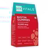 8 - HealthKart HK Vitals Biotin (10000 mcg), 60 gummies Strawberry+Cranberry