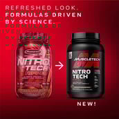 5 - MuscleTech Performance Series NitroTech Ripped, 2 lb Chocolate Fudge Brownie