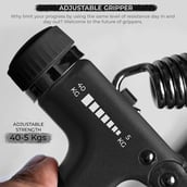 3 - Boldfit Adjustable Hand Grip Strengthener,  Black 40 Kg 