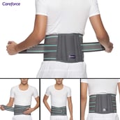 2 - Boldfit Lumbar Support Belt,  Grey  Medium 
