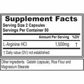 4 - Evlution Nutrition (EVL) L-Arginine1500,  100 capsules 